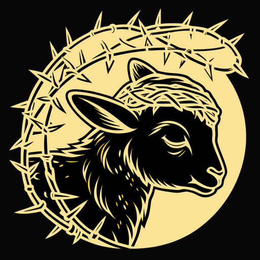 The Veiled Lamb app icon on a black ground